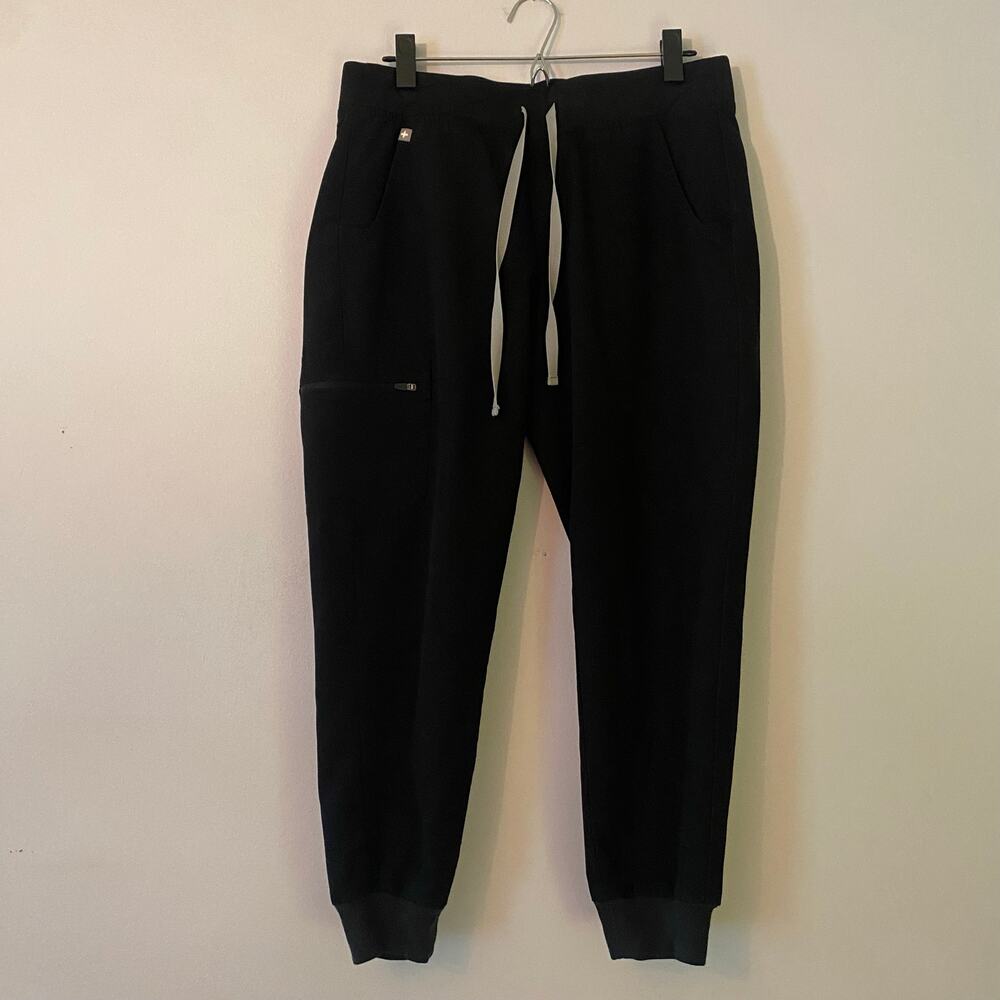 FIGS Black Zamora Jogger Scrub Pants Uniform Nurse Dr Women's size Medium Petite
